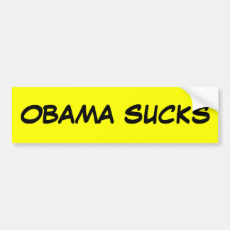 OBAMA SUCKS BUMPER STICKER