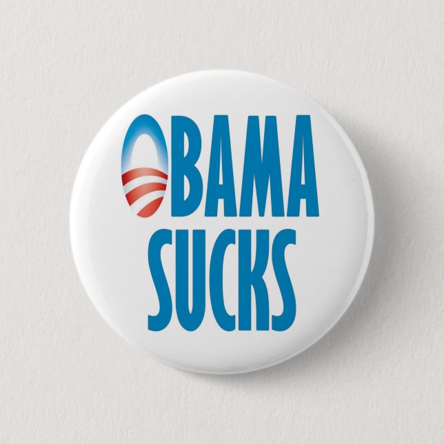 Obama Sucks Button (Front)