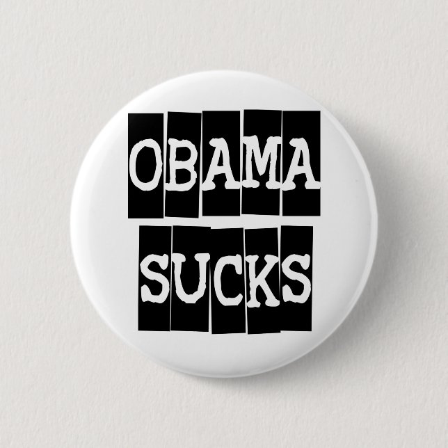 Obama Sucks Button (Front)