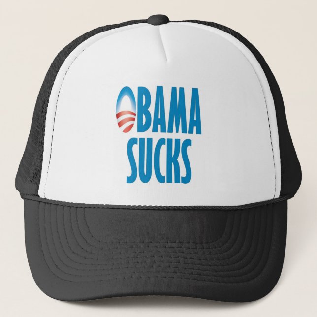 Obama Sucks Trucker Hat (Front)