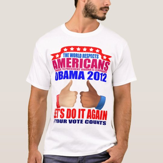 Obama T-Shirt: 2012 Obama - Respect T-Shirt