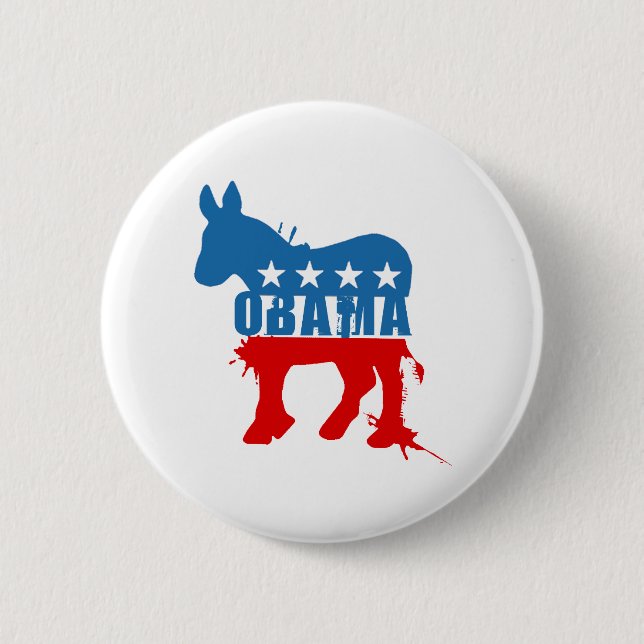 Obama T-shirt Button (Front)