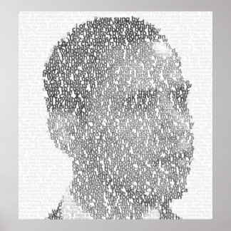 Obama "Text-Art" poster