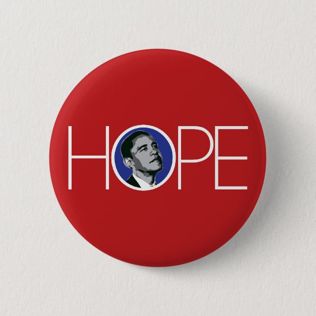 Obama: There is Hope Button (Front)