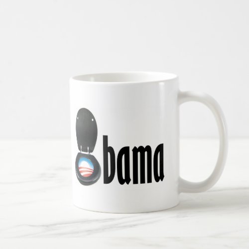 Obama toilet coffee mug