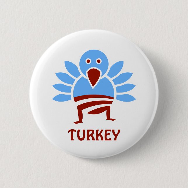 Obama Turkey Button (Front)