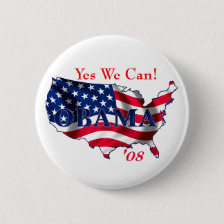 Obama USA Button