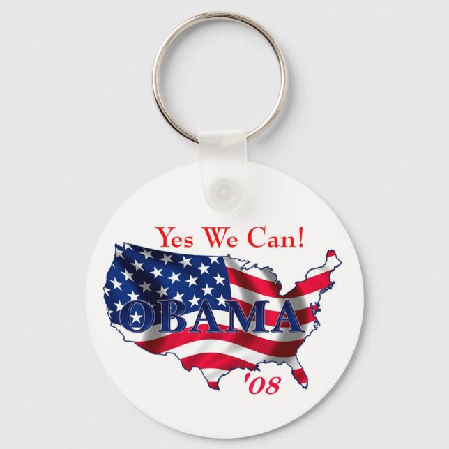 Obama USA Keychain (Front)