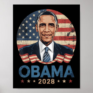 Obama Vintage President 2028 Obama _17 Poster