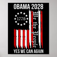 Obama Vintage Retro Patriotic 2028 Political Prote