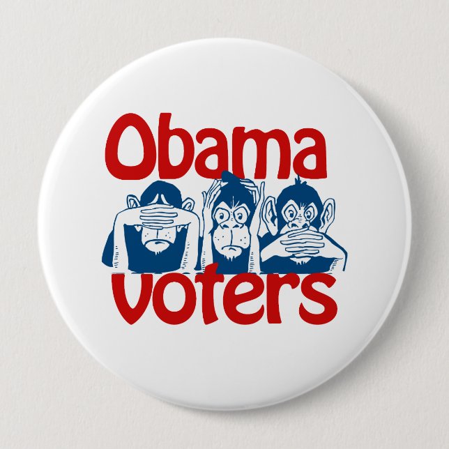 Obama Voters Pinback Button (Front)