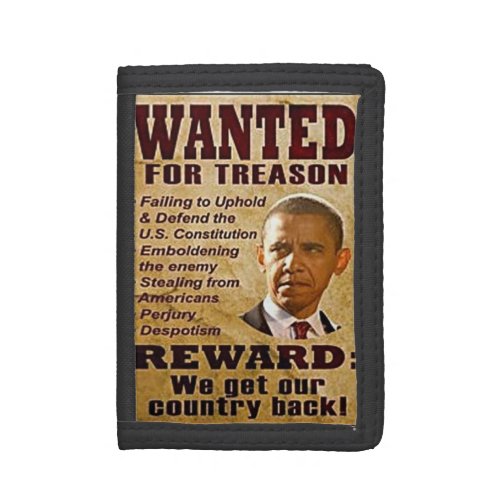 Obama wanted for treason wallet