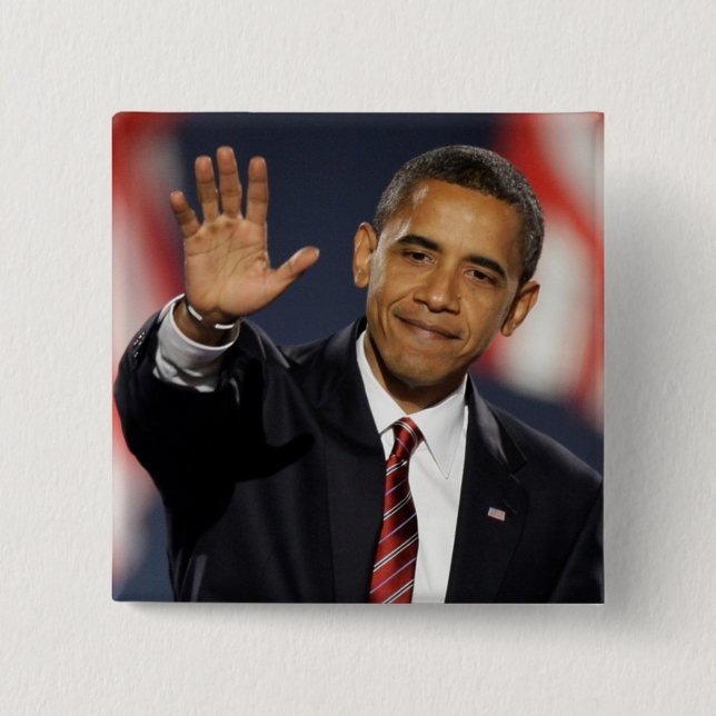 Obama-Wave Button (Front)
