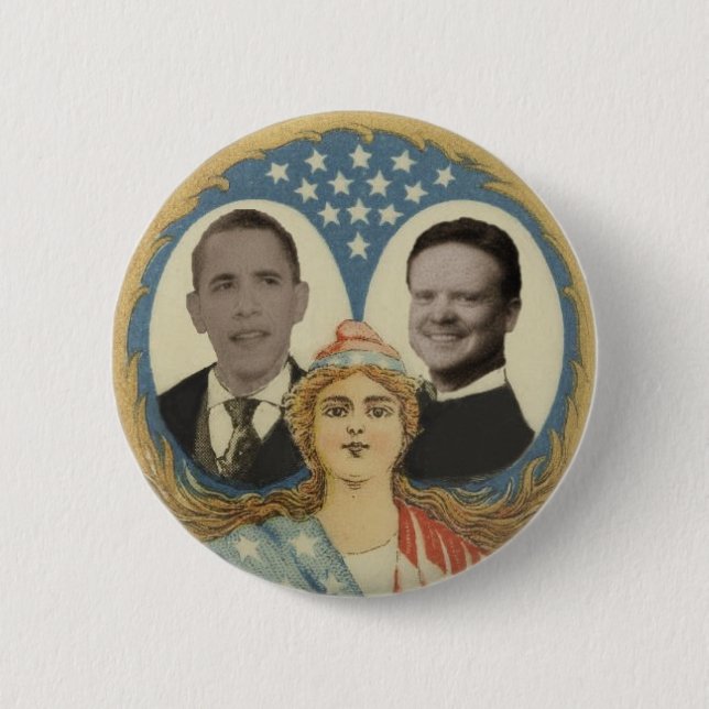 Obama /Webb Lady Liberty Button (Front)