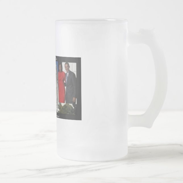 Obama White House Tall Frosted mug (Right)