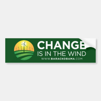 Obama Winds of Bumper Sticker