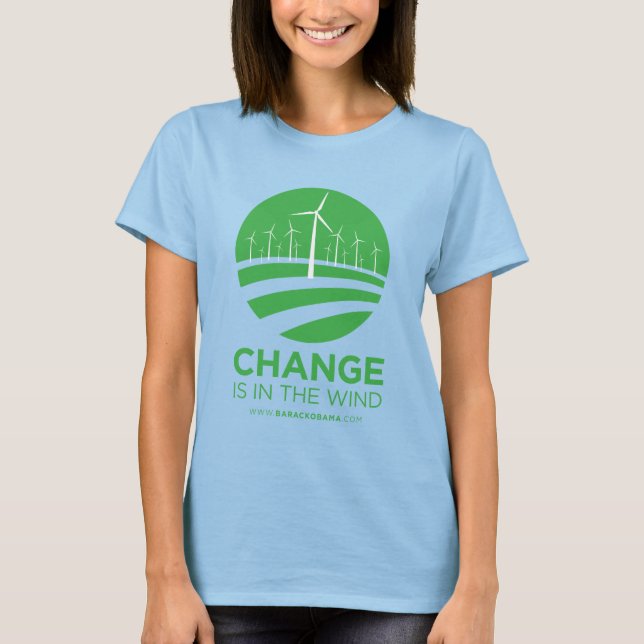 Obama Winds of Change "Burnout"  T-Shirt (Front)