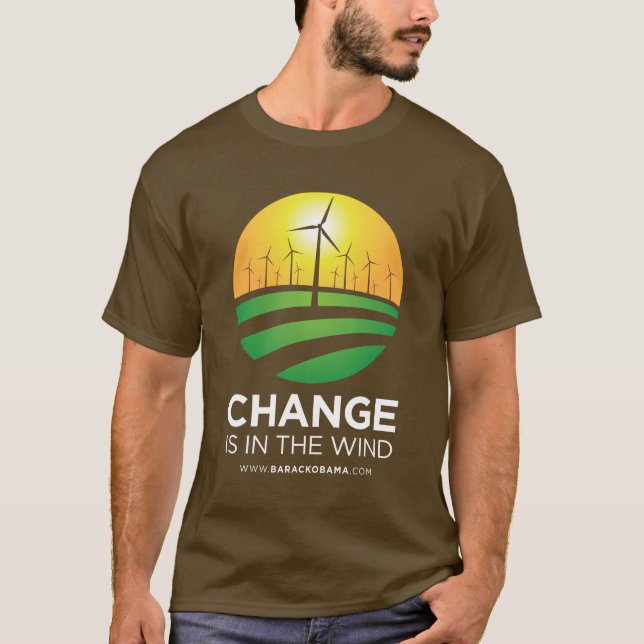 Obama Winds of Change Mens T-Shirt (Front)