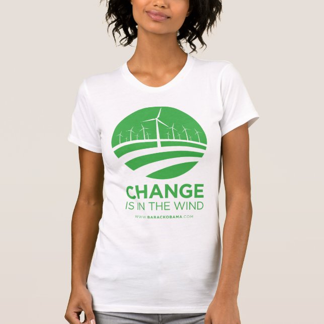 Obama Winds of Change Women's T-Shirt (Front)