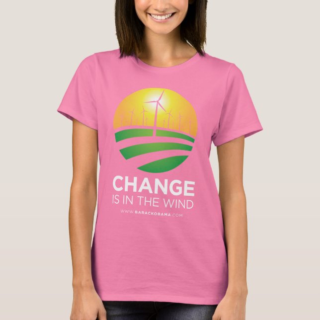 Obama Winds of Change Women's T-Shirt (Front)