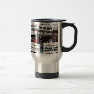 Obama Wins! Historic Newspaper Mug