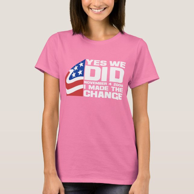 Obama Wins T-Shirt (Front)