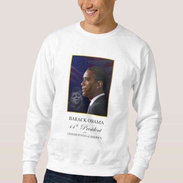 Obama with Kennedy Commemorative Sweatshirt (Front)