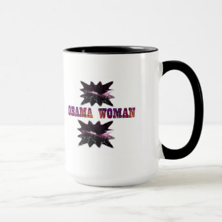 OBAMA WOMAN Ringer Mug