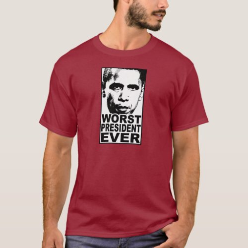 Obama Worst President Ever T_Shirt