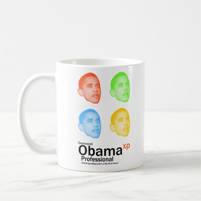 Obama XP Professional Coffee Mug (Left)