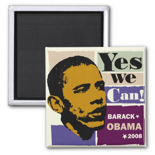 Obama Yes We Can Magnet