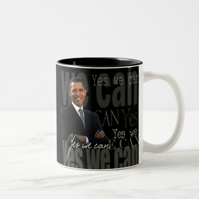 Obama Yes We Can Mug (Right)