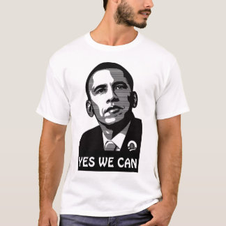 Obama yes we can t-shirt