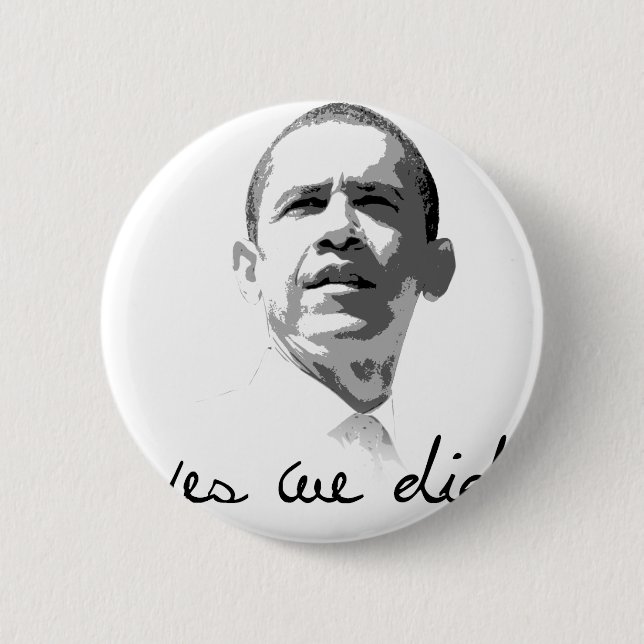 Obama: Yes We Did Pinback Button (Front)
