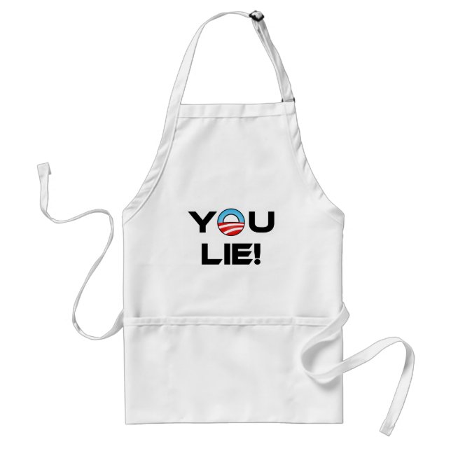 Obama You Lie Adult Apron (Front)