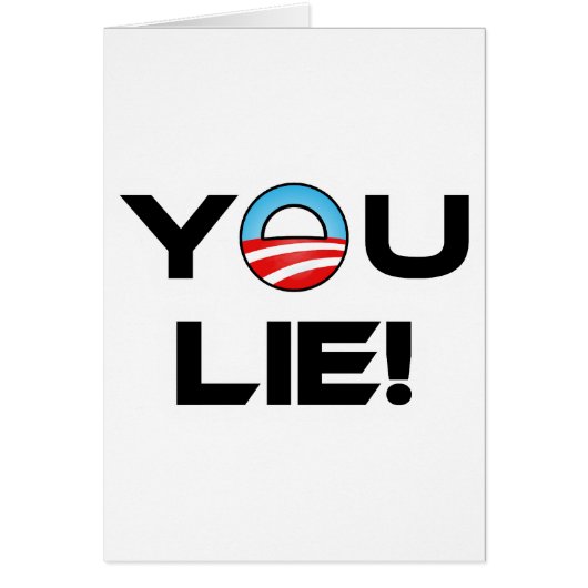 Obama You Lie Cards (Front)
