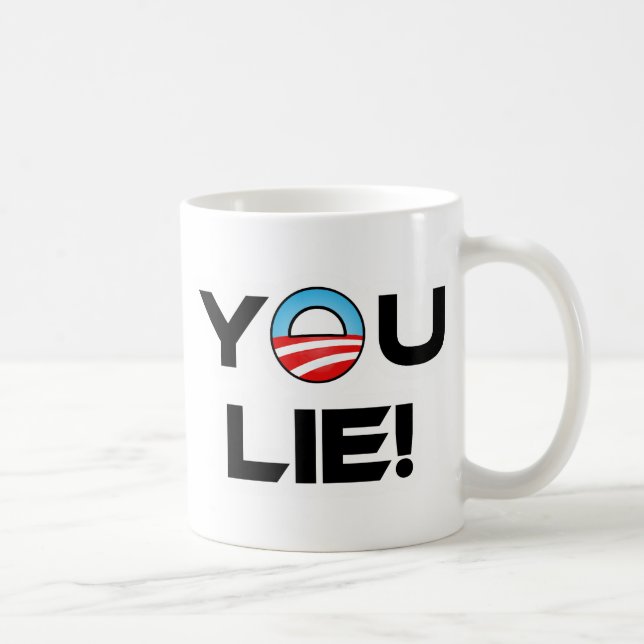 Obama You Lie Coffee Mug (Right)