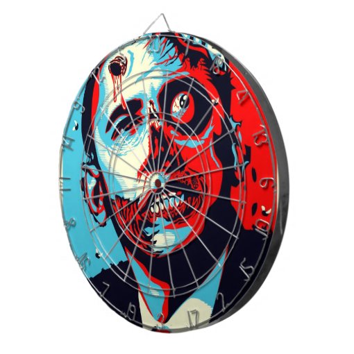 OBAMA ZOMBIE DARTBOARD Zazzle