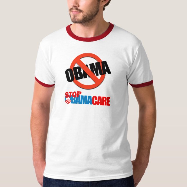 Obamacare - Stop Obamacare T-Shirt (Front)