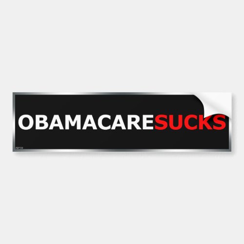 Obamacare Sucks Bumper Sticker
