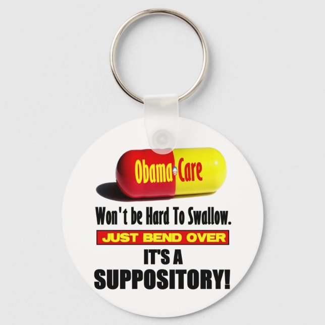 ObamaCare - Suppository Keychain (Front)