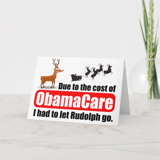 ObamaCare Vs Holiday Card (Front)