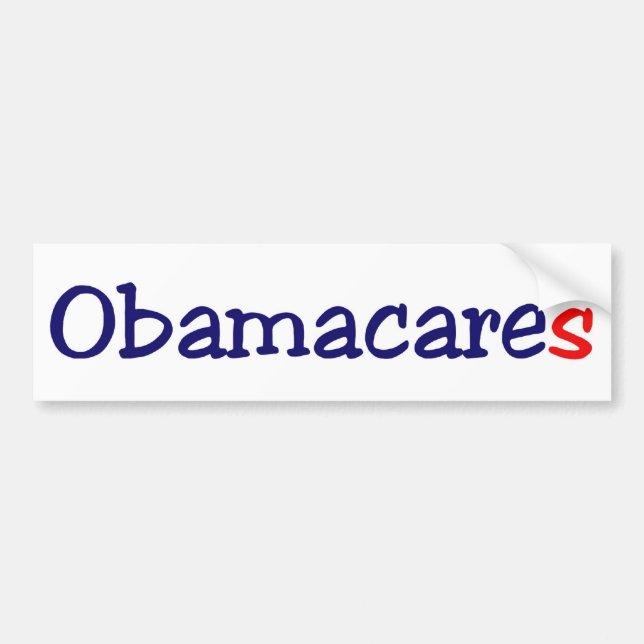 Obamacares Bumper Sticker (Front)