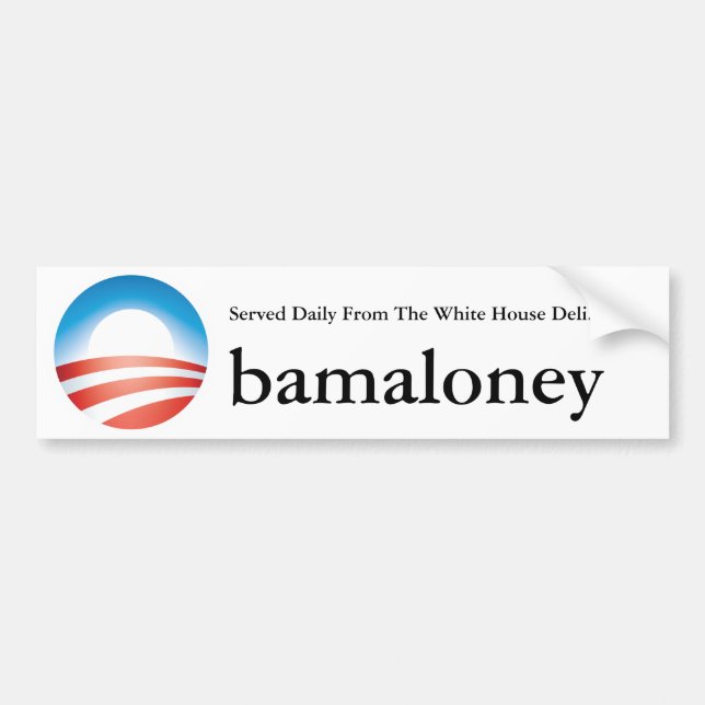 Obamaloney Bumper Sticker (Front)