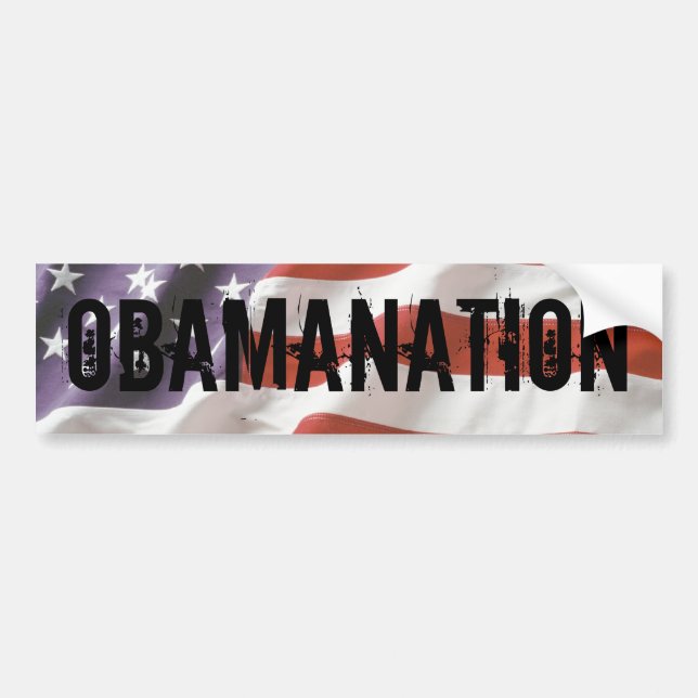 OBAMANATION Bumper Sticker (Front)