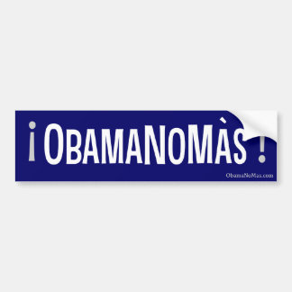 OBAMANOMAS! BUMPER STICKER