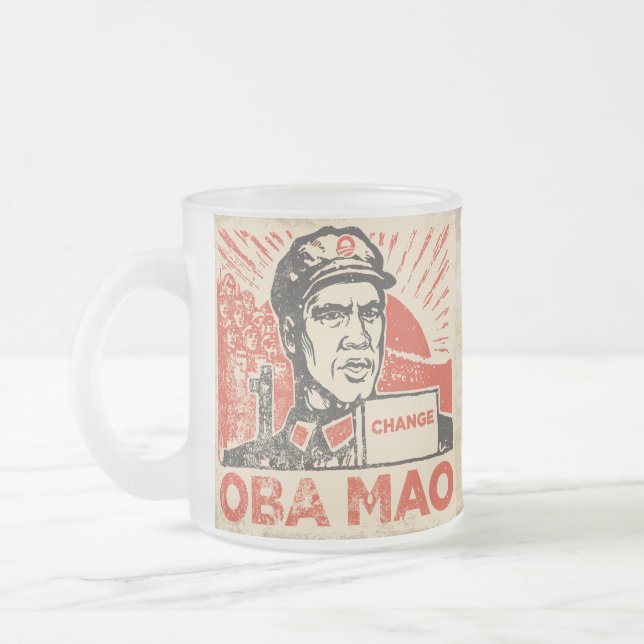 ObaMao Mug (Left)