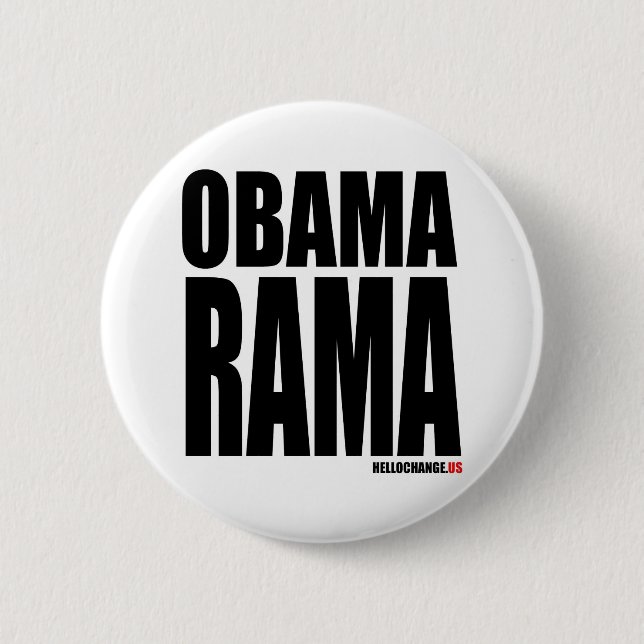 OBAMARAMA PINBACK BUTTON (Front)