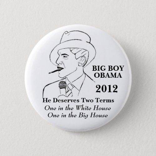 Obamas Chicago_style politics Pinback Button