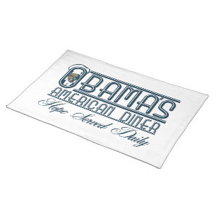 Obama's Diner Cloth Placemat